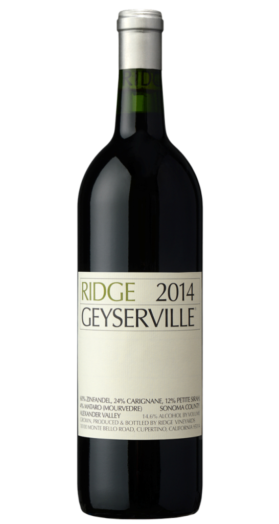 2014 Ridge Geyserville Alexander Valley